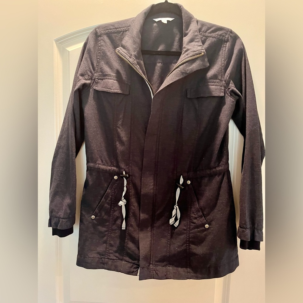Cabi Weekend Utility Grey Jacket